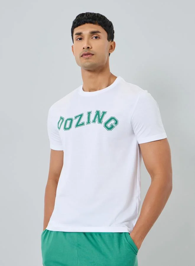 Men Cotton Printed T-Shirt and Shorts Set